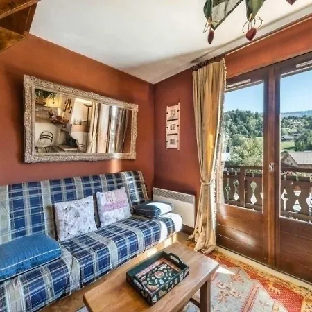Duplex Cosy Avec Balcon, Garage Et Internet - Proche Pistes Et Centre De Megeve - Fr-1-453-193 * מגב