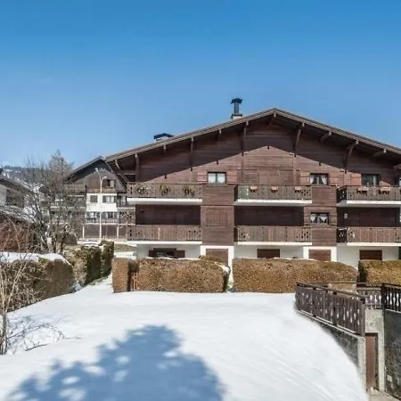 Duplex Cosy Avec Balcon, Garage Et Internet - Proche Pistes Et Centre De Megeve - Fr-1-453-193 דירה מגב